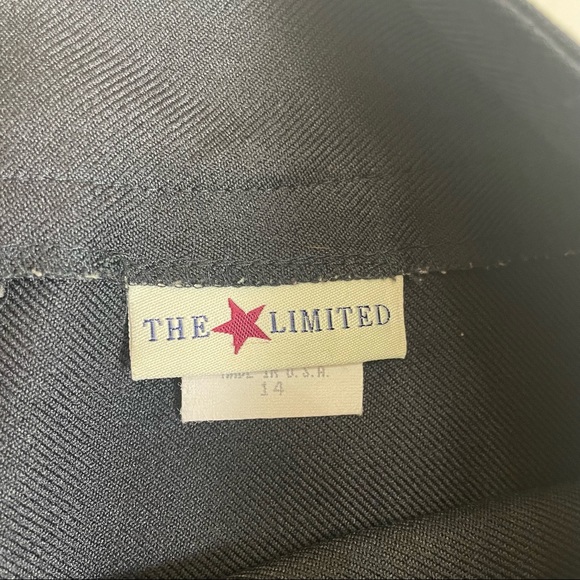Girls’ Vintage Y2K 90s The Limited Mini Skirt- Black- Size 14 - Picture 3 of 9